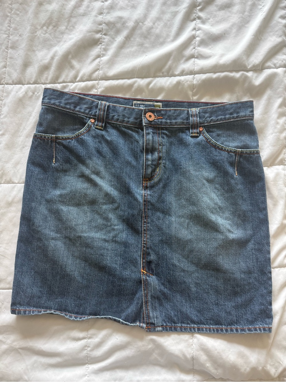 Old Navy Indigo Denim Mini Skirt